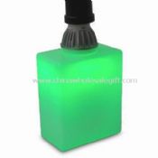 Grön tegel-formade energibesparande glas ljus LED lampa för belysning dekoration images