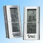 Multifunksjon LCD klokke med plast tilfellet Alarm og termometer small picture