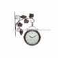 Double-sided Waterproof Wall Clock with Modern Design Suitable for Office and Home Decorations small picture