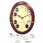 Oval Shape Photo Frame Wall Clock small picture