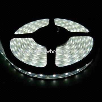Vandtæt SMD fleksibel LED Strip lys med hvid udsender farve