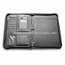 Multi-functional Leather Briefcase with Calculator images