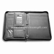Multi-functional Leather Briefcase with Calculator images