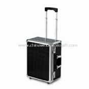 Durable Aluminum Case for Documents with Trolley images