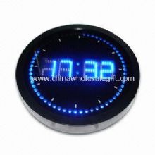 Roll Round LED Wall Clock with Aluminum Frame images