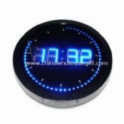 Roll Round LED Wall Clock with Aluminum Frame images