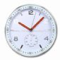 Aluminum Wall Clock with Shiny Figures on Dial and Double Colored Hands small picture