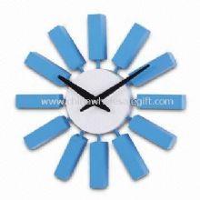 10.5-inch Wooden Wall Clock with Bright Color and Lovely Design images