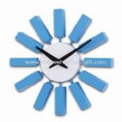 10,5 Zoll hölzerne Wanduhr mit hellen Farben und schönes Design images