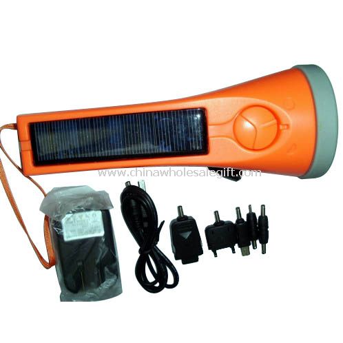 Solar Flashlight and Charger