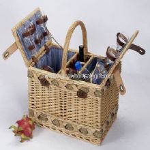 Willow-Picknick-Korb mit Kühltasche images