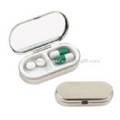 Metal Pill Box with Mirror images