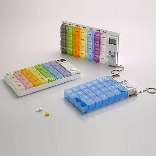 Hand-Pill Organizer with Digital Timer