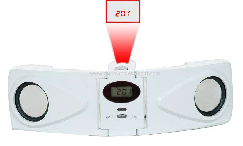 LCD Projection Clock with MP3 Amplifier