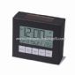 Solar väckarklocka med LCD-Display med kalender och termometer small picture