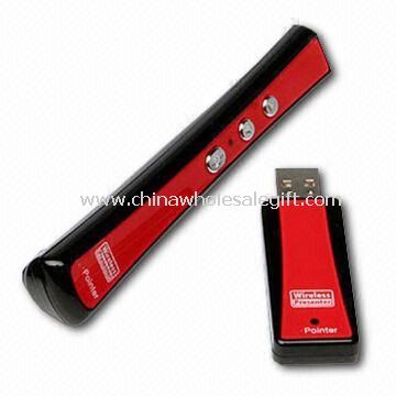 2.4 Presenter RF nirkabel G RC Laser Pointer dengan 1.5V bekerja tegangan