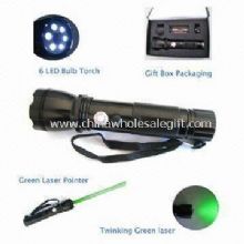Pointeur laser vert avec lampe de poche images