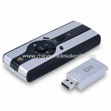 Laserpointer med USB Opblussen Drive og side op/ned-funktioner
