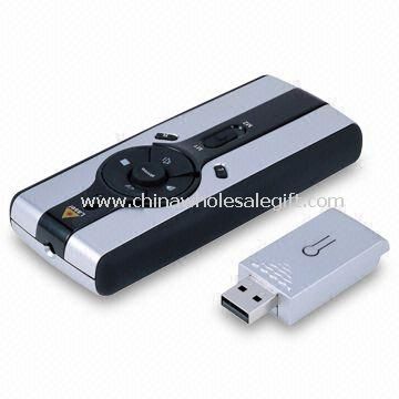 اشاره گر لیزری با درایو فلش USB و صفحه بالا/پایین توابع