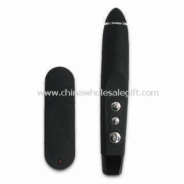 Pen-style Remote Control Laser Pointer with Page Up and Down Functions