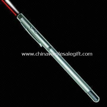 Красная лазерная ручка со светодиодной
