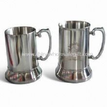 food grade 304 stainless steel Double Wall Beer Mugs images
