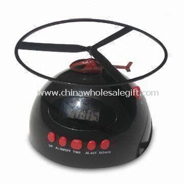 Flying Music Clock Radio with Calendar Snooze and Alarm Functions
