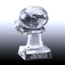 Globe on Crystal Hand Award images