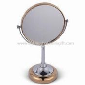 Stainless Steel 6/8-inch Stand Cosmetic Mirror with Polished Chrome Finish images