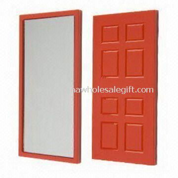 Single Side Cosmetic Mirror in Red
