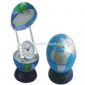 Globe reading lamp with alarm clock small picture