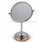 Stainless Steel 6/8-inch Stand Cosmetic Mirror with Polished Chrome Finish small picture