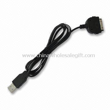 USB Cable for iPhone with 500mAh Protection Circuit Made of PVC
