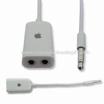 3.5mm Audio cablu Splitter pentru iPhone 3G şi 3Gs