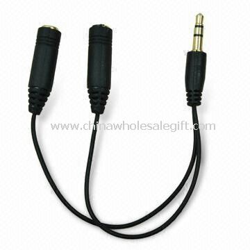 Audio Splitter Cable, Suitable for iPod Nano Touch and iPhone