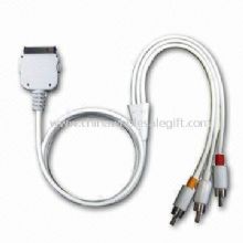 1.2 A / V Cable, Apto para el iPod Nano Classic y iPhone images