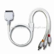 1.2 A / V Cable, Apto para el iPod Nano Classic y iPhone images