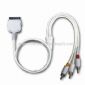 1,2 m A / V-kabel, velegnet til iPod Nano Classic og iPhone small picture