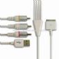 AV Cable for iPad/iPhone 4 Supports Audio and Video Output in Clear Video Signal small picture