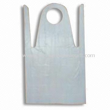 PE Disposable Apron with Laces to Tie