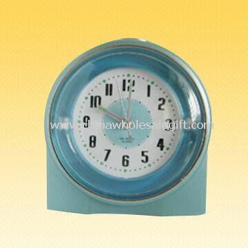 Quartz Analog Clock, Alarm with Flash Light