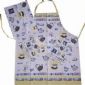 100% Cotton Kitchen Set termasuk celemek dan Pot pemegang small picture