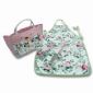 4-piece Garden Tool Set with Trowel, Plow, Rose Pattern Apron and Carry Bag small picture