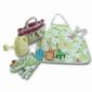 7pcs Kids Garden Tools Set Includes Rake Trowel Transplanter Watering Can  Cap and Apron small picture