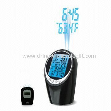 Alarm Clock with  Indoor/Outdoor Temperature Nature Sound Alarm and Remote Control
