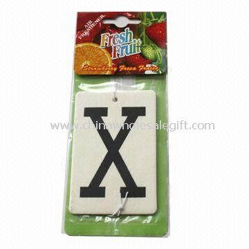 Paper Air Freshener in Different Scents and Shapes Suitable for Car Decoration