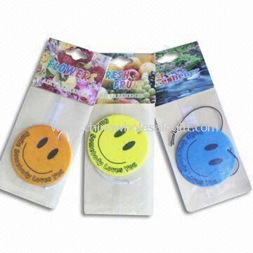 Paper Air Freshener in Different Scents/Shapes