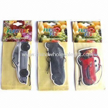 Paper Air Freshener in Various Scents and Shapes Suitable for Car Decoration