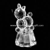 Crystal Cat mit LED-Licht images