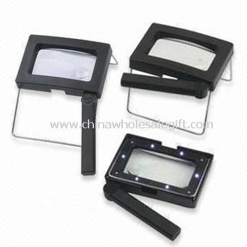 6-piece LED Magnifier with Stainless Steel Stand
